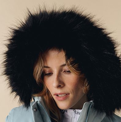 Превью  Мех искусстенный на капюшон POIVRE BLANC W25-7100-WO Black